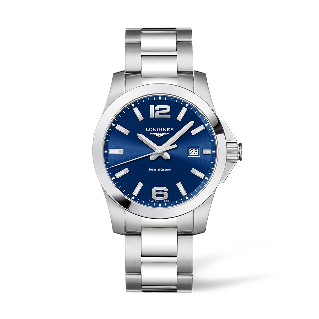 De Conquest, het ultieme alledaagse horloge, was ook de eerste LONGINES-collectie waarvan de naam in 1954 werd beschermd door het Zwitserse federale instituut voor intellectueel eigendom.